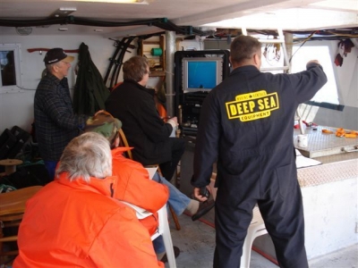 Topside ROV operations off the coast of Newfoundland