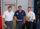 Guest speakers; Terry Dwyer, Robert Marx and Sam Millett at the 2002 BSAC Dive Show in London, England.
