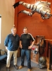 Phil Nuytten and Terry Dwyer in the lobby of Nuytco Research Ltd., Vancouver 2015
