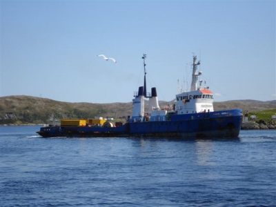 The MV OCEAN FOXTROT in Port Aux Basques, Newfoundland